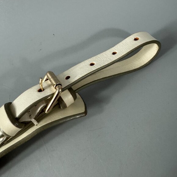 Dooney & Bourke Ivory Leather Shoulder Strap w/ Hanging Charm - Picture 6 of 12